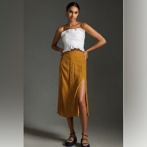 NWOT The Lille Side-Slit Midi Skirt by Maeve